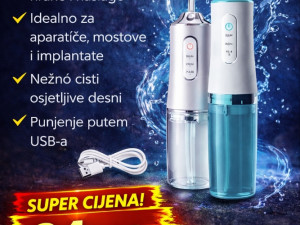 ORALNI IRIGATOR ASPIRATOR ZA ISPIRANJE USTA ZUBA I DESNI