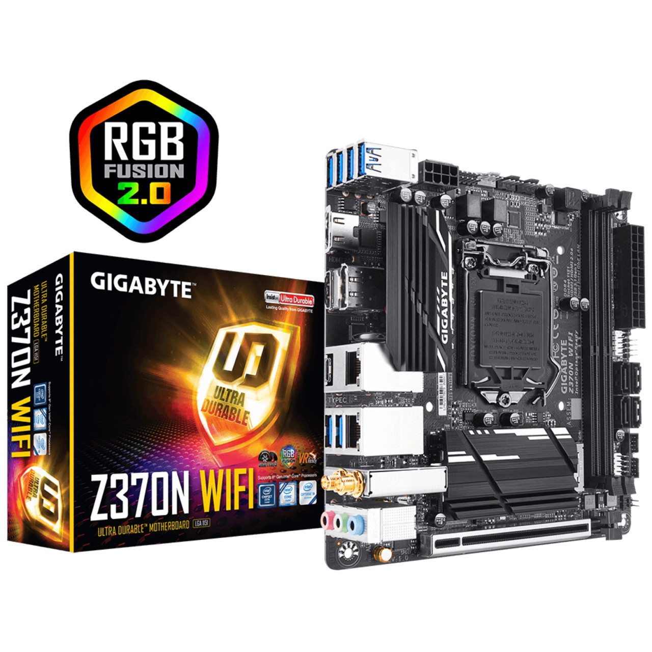 maticna Gigabyte Z370N WiFI Gejming + i5-8400 8 generacija