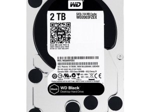 WD HDD 2TB 64MB SATA3 Caviar Black;7200RPM; SATA 6Gb/s