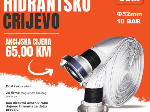 Vatrogasno crijevo 30m crijevo za navodnjavanje