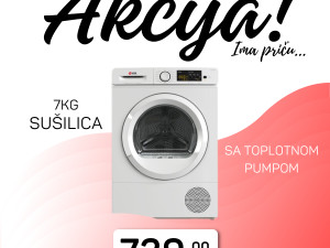 KONDENZACIJSKA SUSILICA SA TOPLOTNOM PUMPOM 7KG VOX