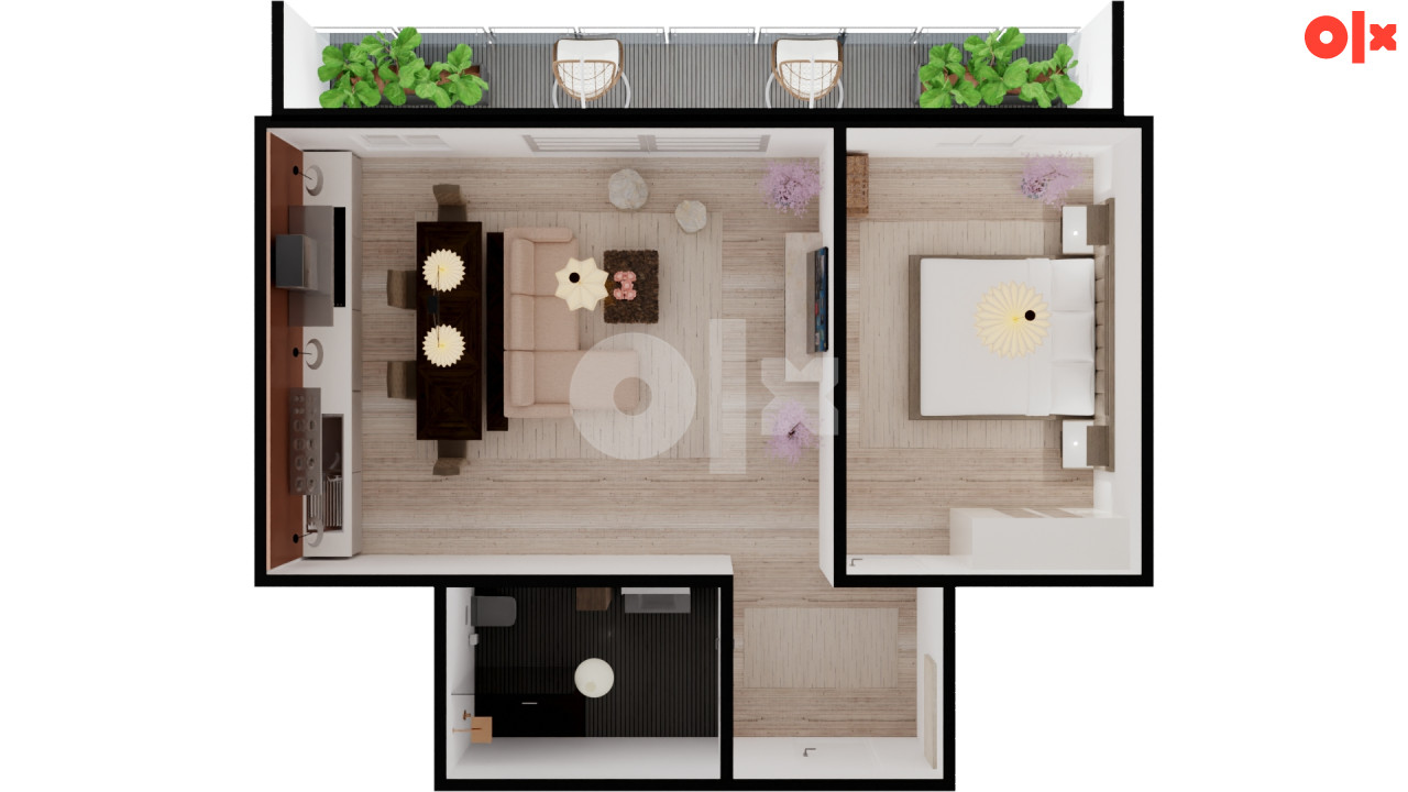 APARTMANI TREBEVIĆ NOVOGRADNJA!!! NPL WOLVES!!! 51.16m2