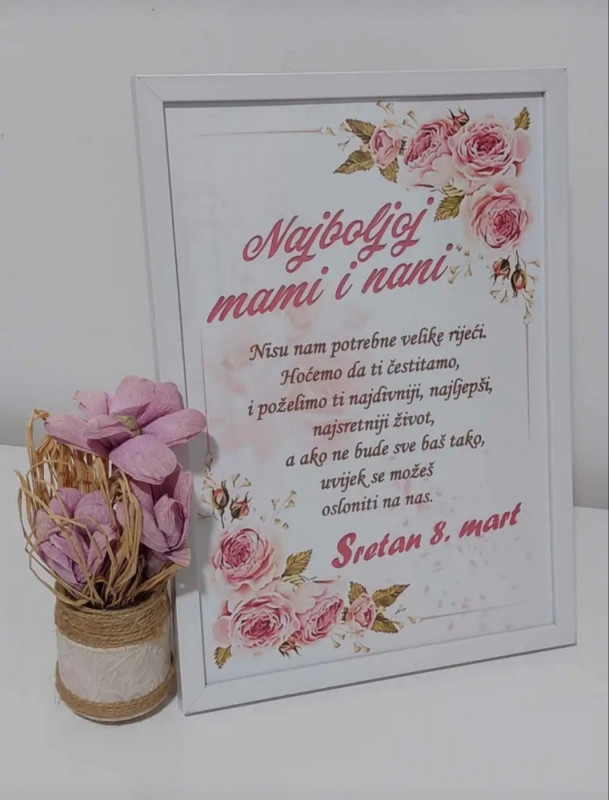 Personalizirani posteri - Poklon - Slika - 8. mart