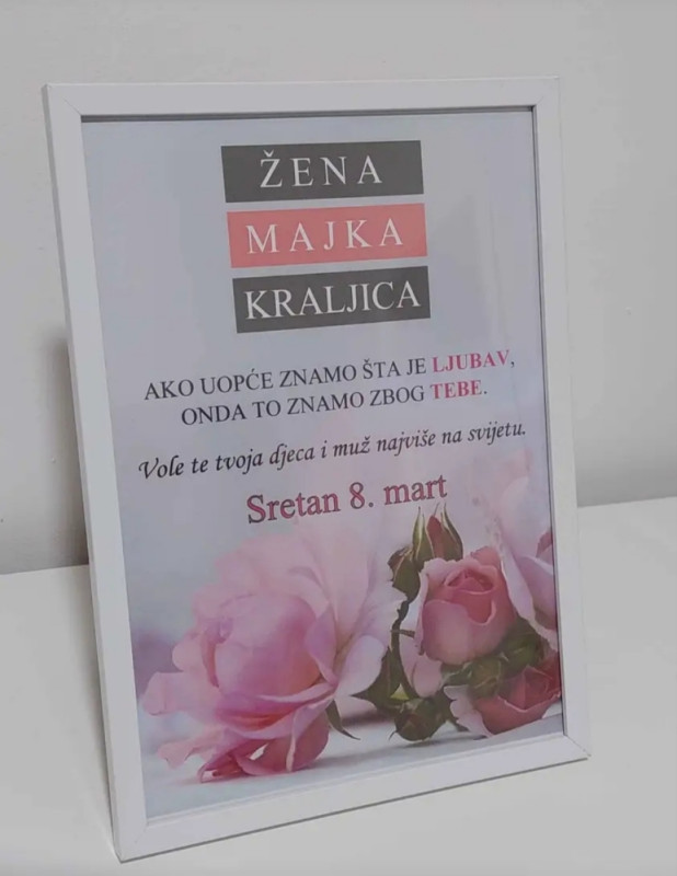 Personalizirani posteri - Poklon - Slika - 8. mart