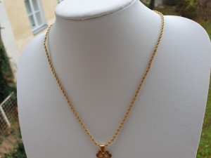 Ženska ogrlica s privjeskom, hirurški čelik