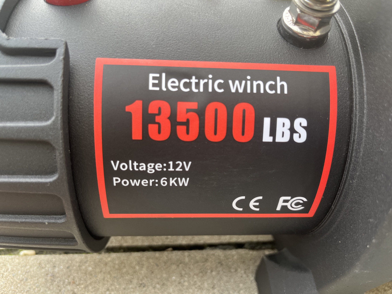 Vitlo 12V 6.2t  13500lbs sa sintetickim uzetom NOVO!!!