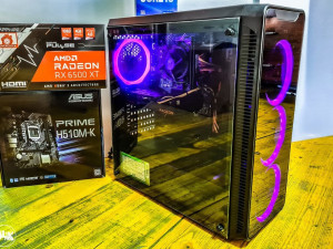 Gaming PC i3 10100 16gb ddr4; SSD; RX 6500 XT