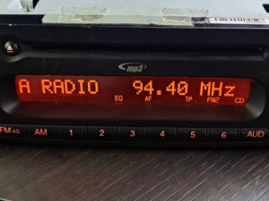 Fiat 500 radio cd black