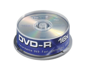 DVD-R Traxdata 25 diskova 16x prazan prazni DVD disk