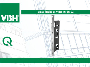 Brava kratka za  vrata 16-35-92