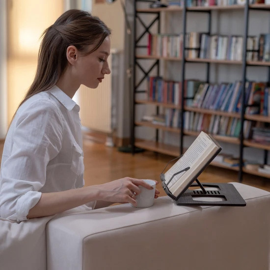 Fiction Stalak za Knjige i Tablet - Razne Opcije Boja