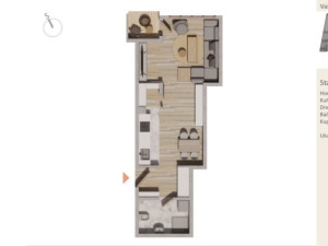 Garsonjera 37.4 m2, u Lazarevu photo 2