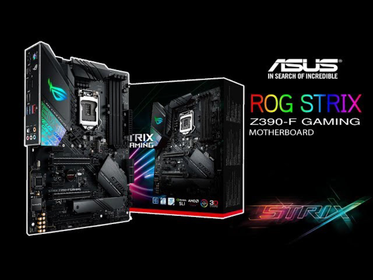 ASUS  ROG STRIX Z390-F GAMING +i5-8400