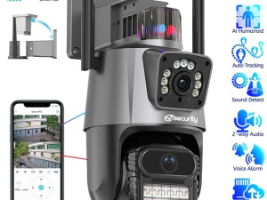 Wifi dupla kamera Video nadzor sa 2 glave kamere ptz pokretna