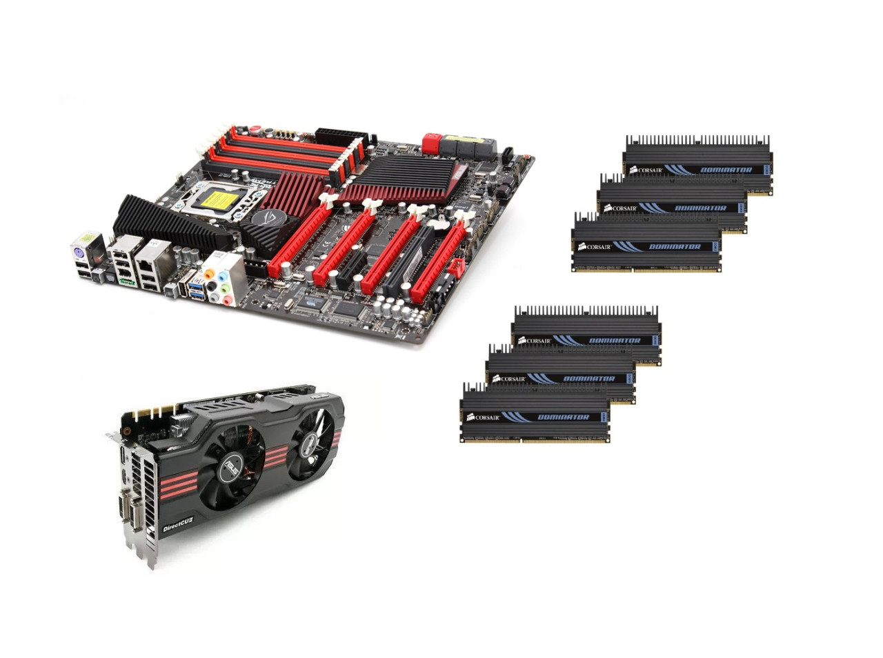 i7 920付き　ASUS Rampage II Extreme 32 ROG RAMPAGE II EXTREME i7-920 セット Testing (Setup