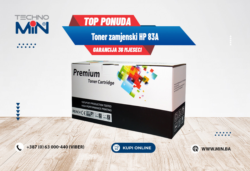 Toner zamjenski HP 83A(CF283A), 1500 stranica