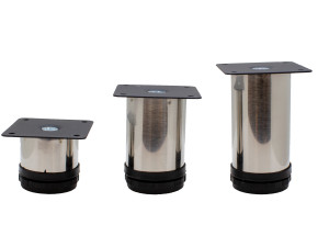 Noga, metalna, sa regulatorom visine , saten, 50mm