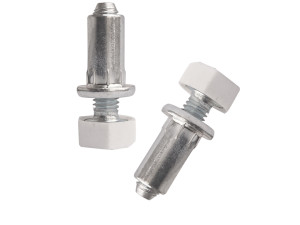 Nogica, M6X30mm, s navojem, bijela