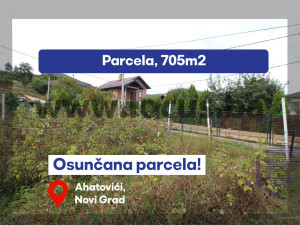 LOCUS: Zemljišna parcela 705m2, Ahatovići, Novi Grad