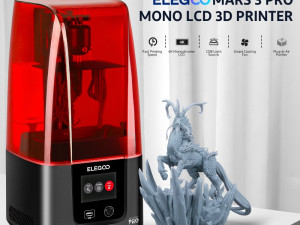 Elegoo Mars 3 Pro 4K 3D dentalni printer na smolu resin