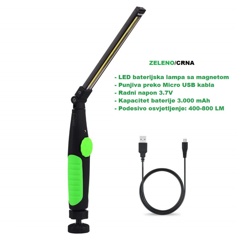 Radna LED lampa sa magnetom (360 stepeni)
