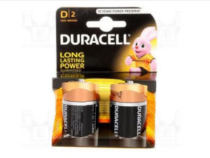 Baterija alkalna 1.5V R20 D DURACELL 2/1 008094