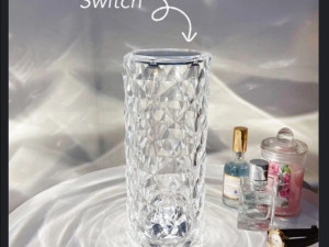 Led lampa  kristalna usb na dodir