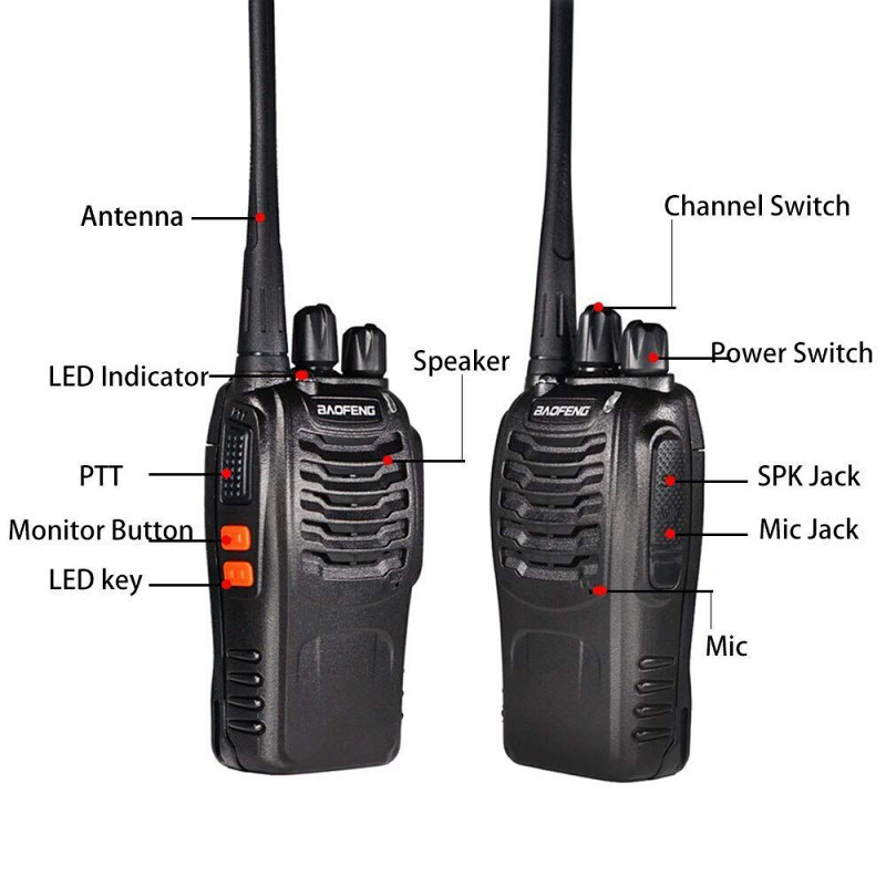 BAOFENG RADIO STANICE (2x TOKI VOKI Bf88)