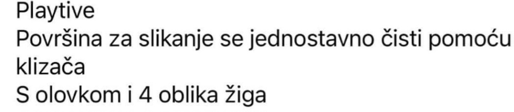 Magnetna ploca za pisanje i crtanje