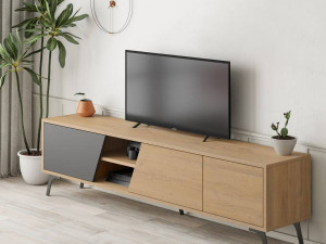 Komoda za TV Fiona sonomo-antracit