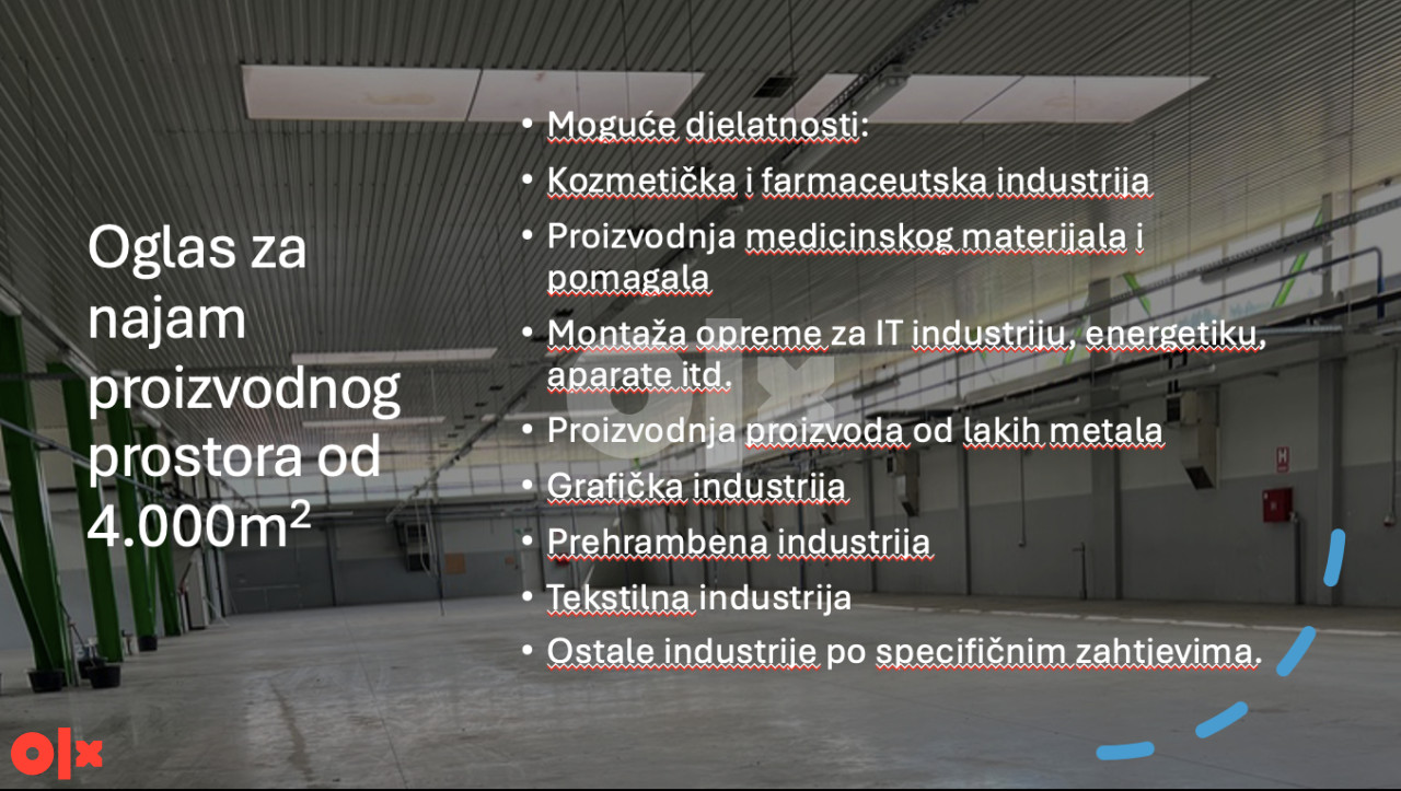 Industrijski poslovni prostor 4000m2 Donji Vakuf 2