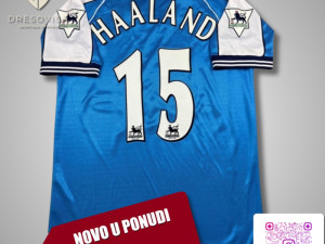 HAALAND 15 retro dres MANCHESTER CITY sezona 1999/01