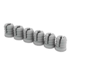 Plasticna tipla za stezni vijak, fi10x10, M6