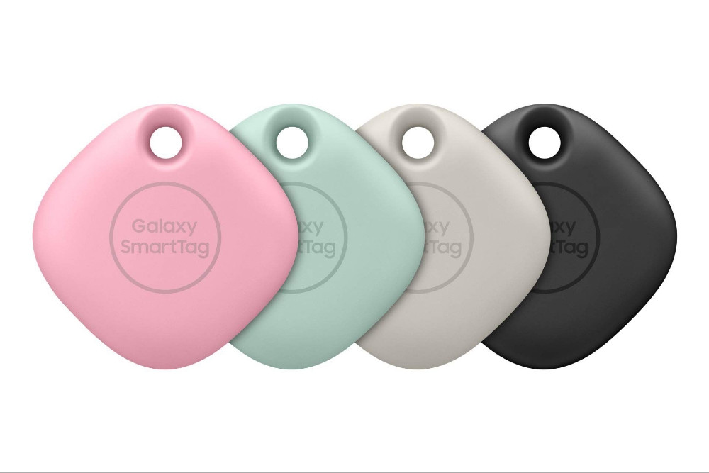 Samsung Galaxy SmartTag Bluetooth Tracker (4 Pack, Multi Colors)
