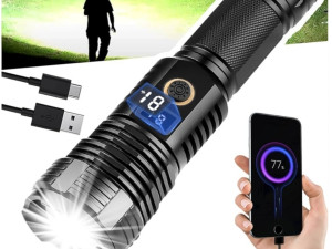 EKSTRA JAKA Baterija svijetiljka lampa punjiva baterija za lov