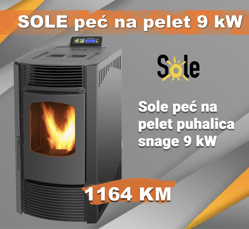 Peći na pelet 10kW Kamini Peć na pelete Grijanje Šporet