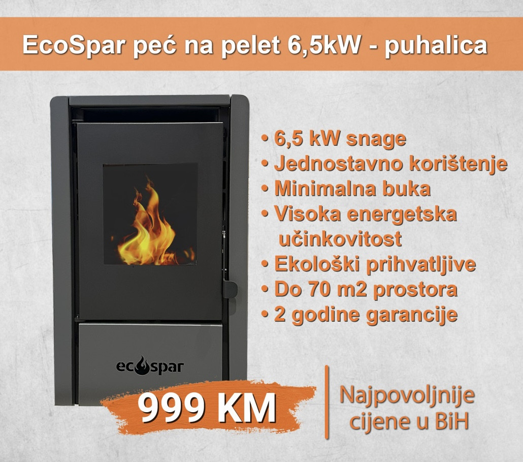 Peći na pelet 10kW Kamini Peć na pelete Grijanje Šporet