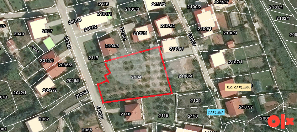 Građevinsko zemljište Grabovina - Čapljina 1603m2 2