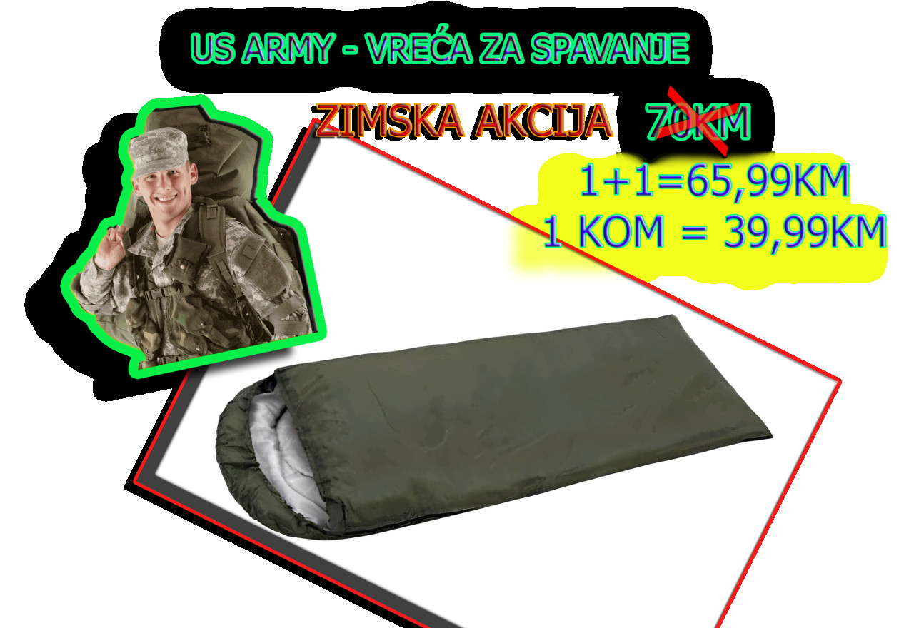 US ARMY - Vojna VREĆA ZA SPAVANJE SNIŽENJE