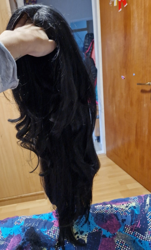 Crna perika Front lace