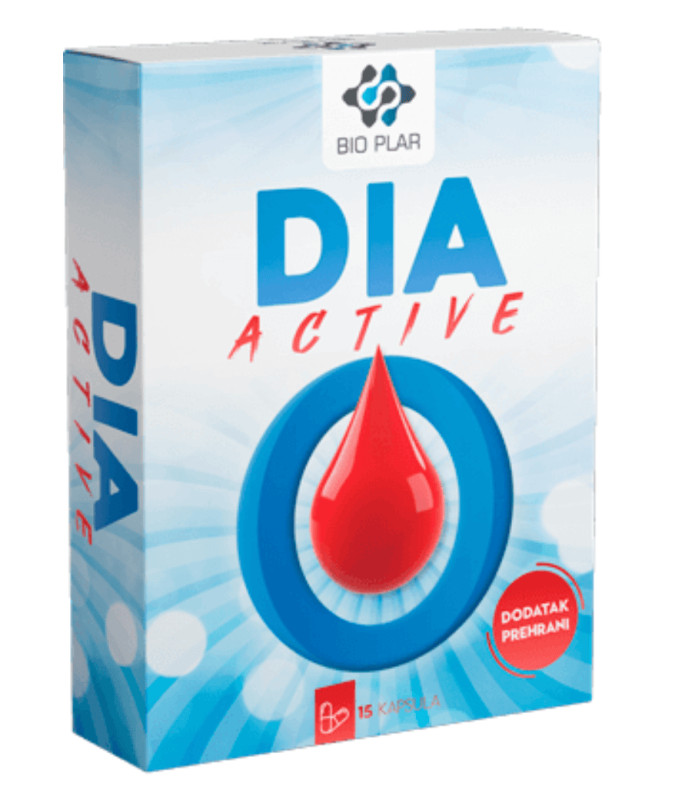 DIA ACTIVE - BILJNE TABLETE ZA DIJABETES REGULISANJE ŠEĆERA KRVI