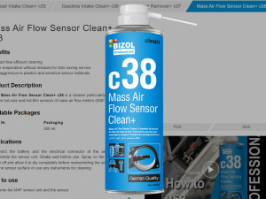 Sprej Za Čišćenje Senzora 300ml (BIZOL)