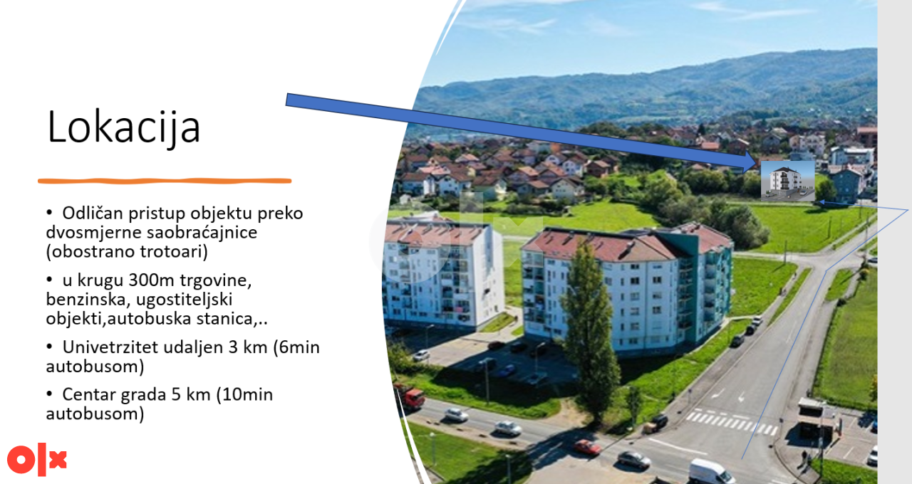 Jednosoban stan Uskoro useljiv B. L. 41,67m2, dvosoban 42,6m2