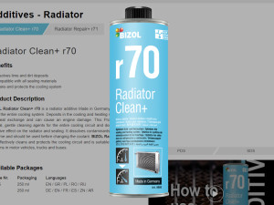 Aditiv Za Ispiranje Radhladnog Sistema 250ml (BIZOL)