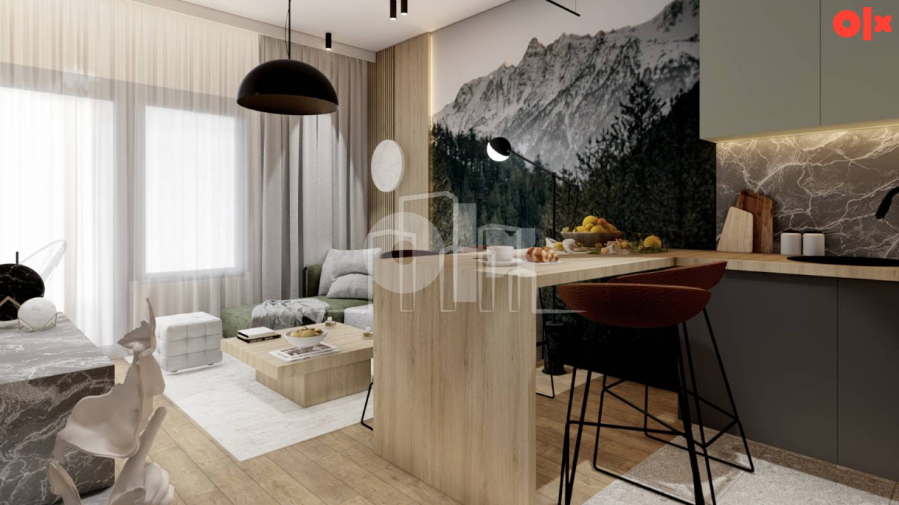 Dvosoban apartman 36m2 na prvom spratu Trebević 3