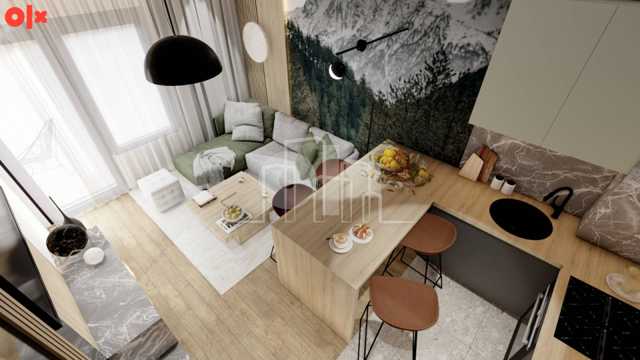 Dvosoban apartman 36m2 na prvom spratu Trebević 4