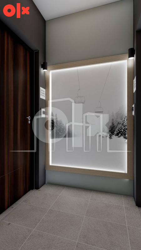 Dvosoban apartman 36m2 na prvom spratu Trebević 12