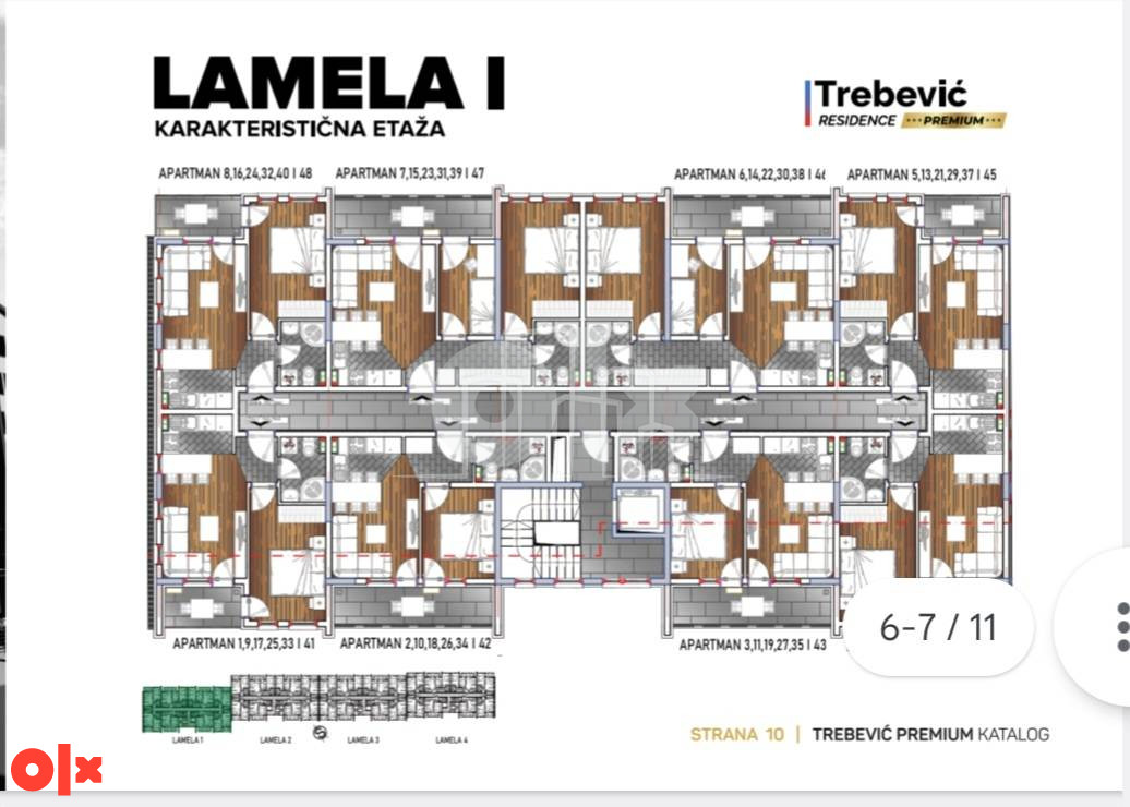 Dvosoban apartman 36m2 na prvom spratu Trebević 18
