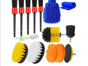 Set četki za dubinsko čišćenje i poliranje auta