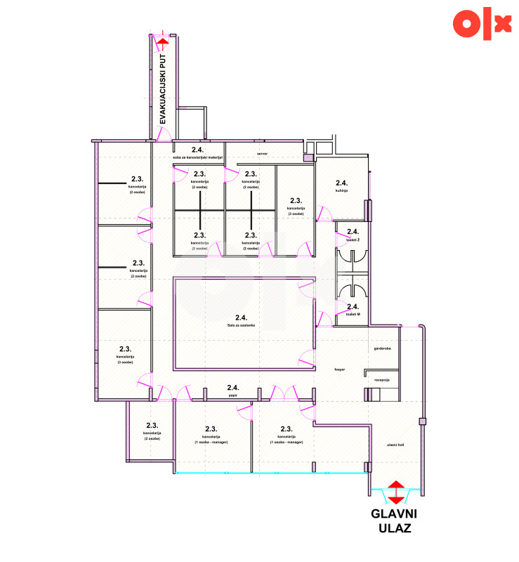Poslovni prostor Hotel Tuzla 365m2
